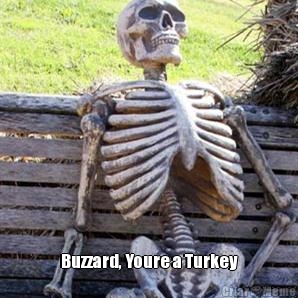  Buzzard, Youre a Turkey
