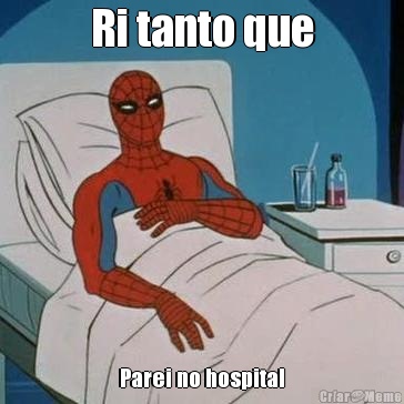 Ri tanto que Parei no hospital