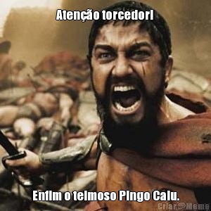 Ateno torcedor! Enfim o teimoso Pingo Caiu.