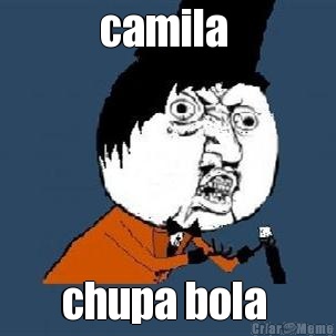 camila  chupa bola 